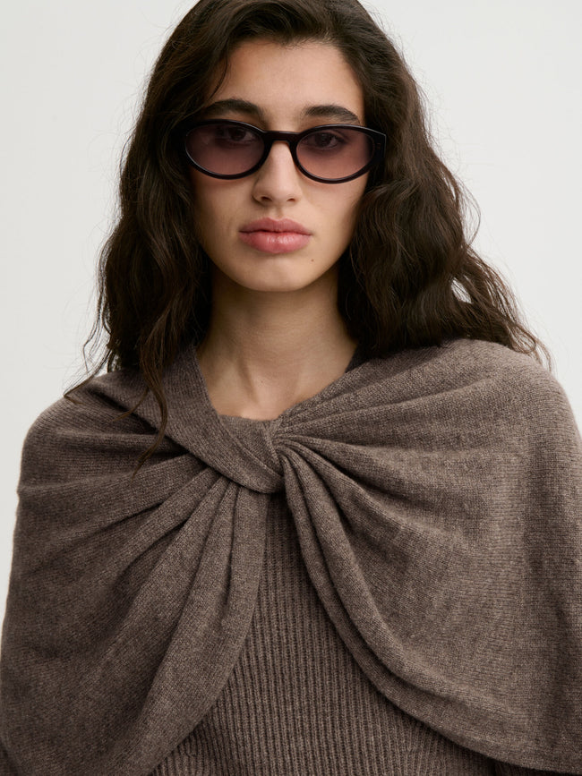 MAL Twisted Wool Cape