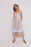 CC Square Neck Midi Dress