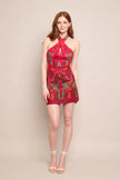 CC Halter Printed Mini Dress