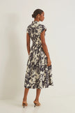CC Floral Belted Dress