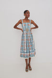 CC Cypress Pattern Midi Dress