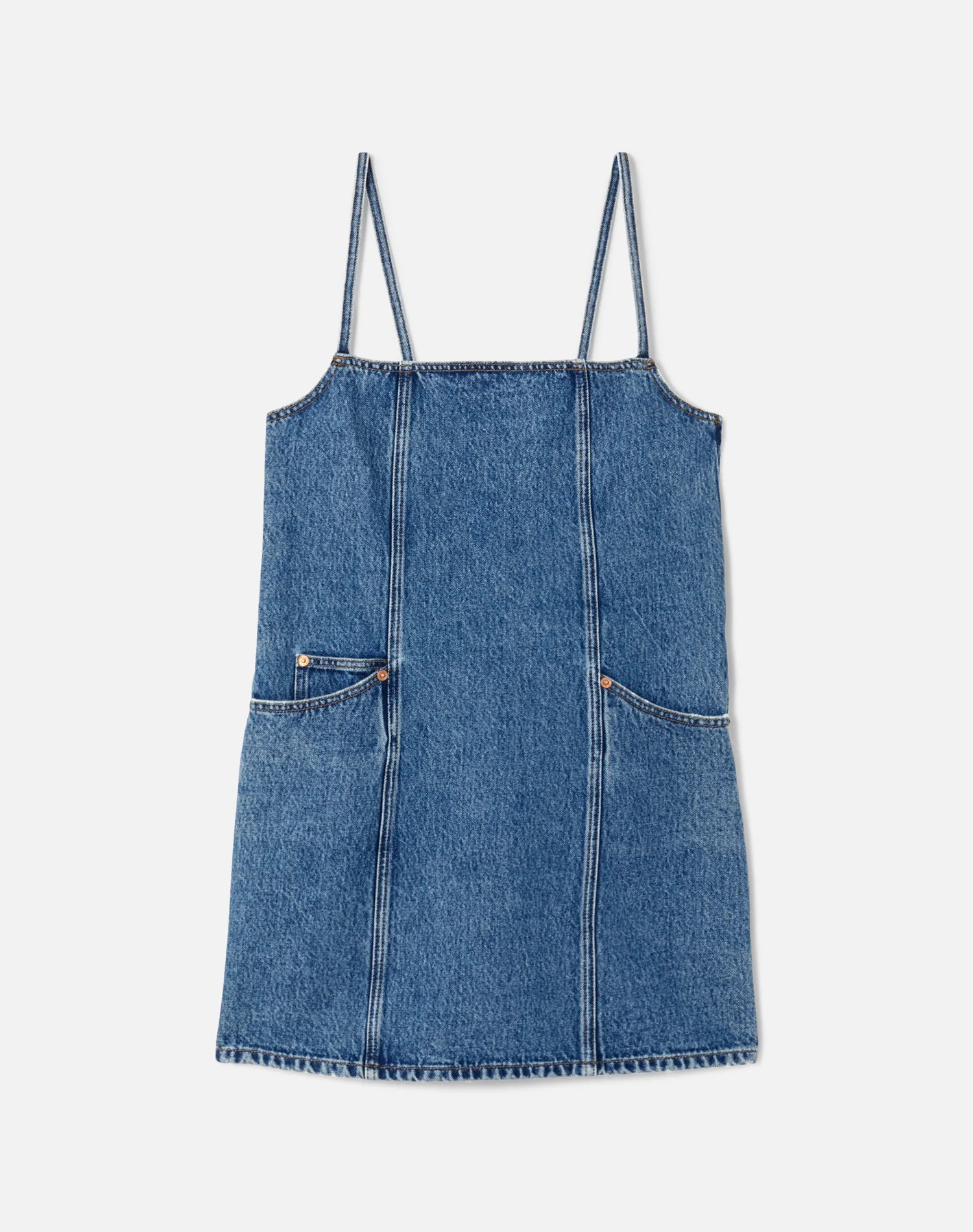 RED Denim Mini Dress