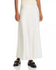 BBD White Satin Midi Skirt