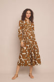 CC Long Sleeve Foral Midi