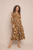 CC Long Sleeve Foral Midi