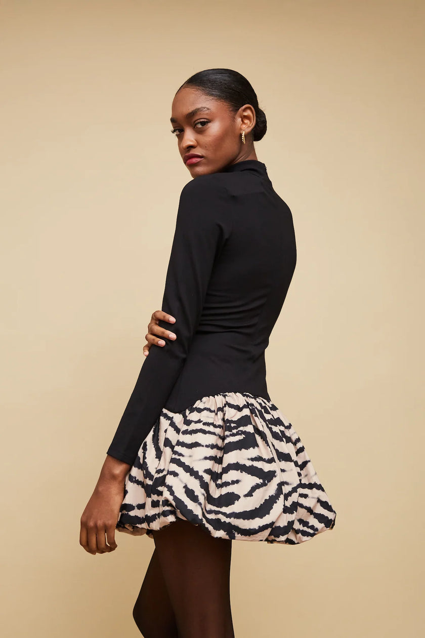 CC Drop Waist Tiger Dress