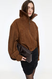 ROT Suede Funnel Jacket