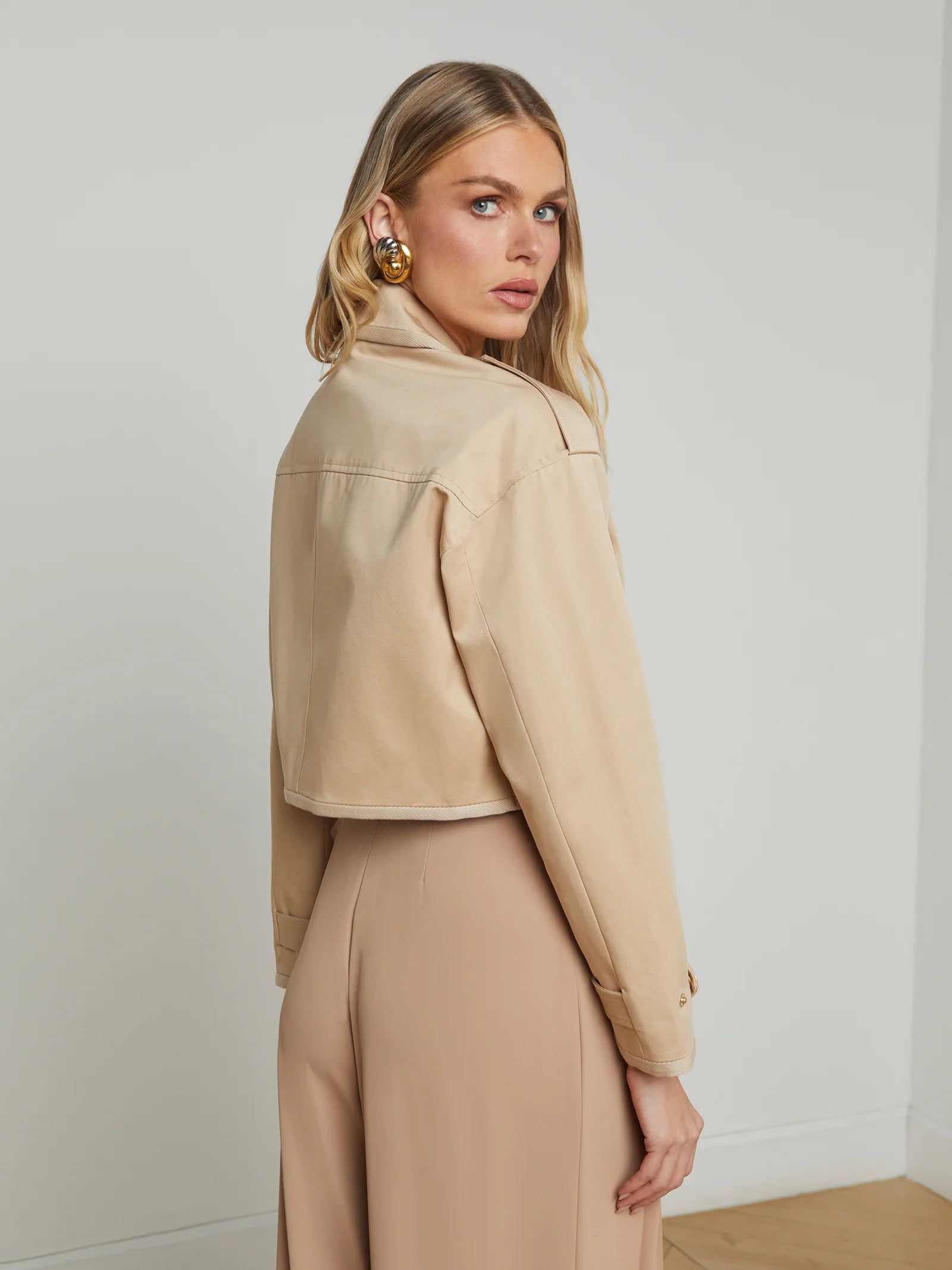 L'A Cropped Trench Coat