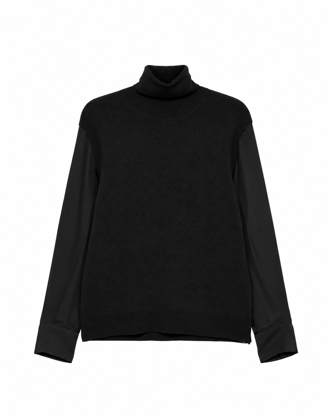 PAR Black Knit Blouse