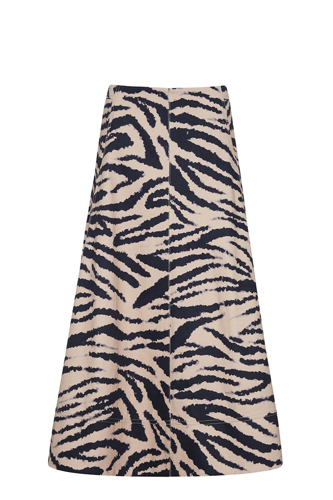 CC Tiger Midi A Line Skirt