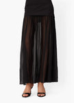 CAM Sheer Skirt Maxi Dress