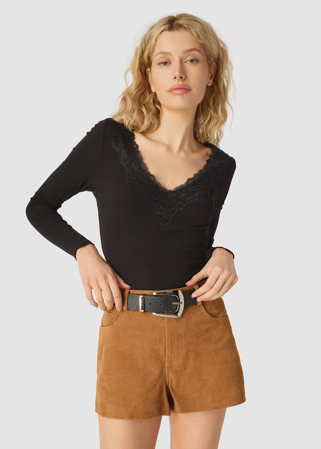 CAM Suede Shorts