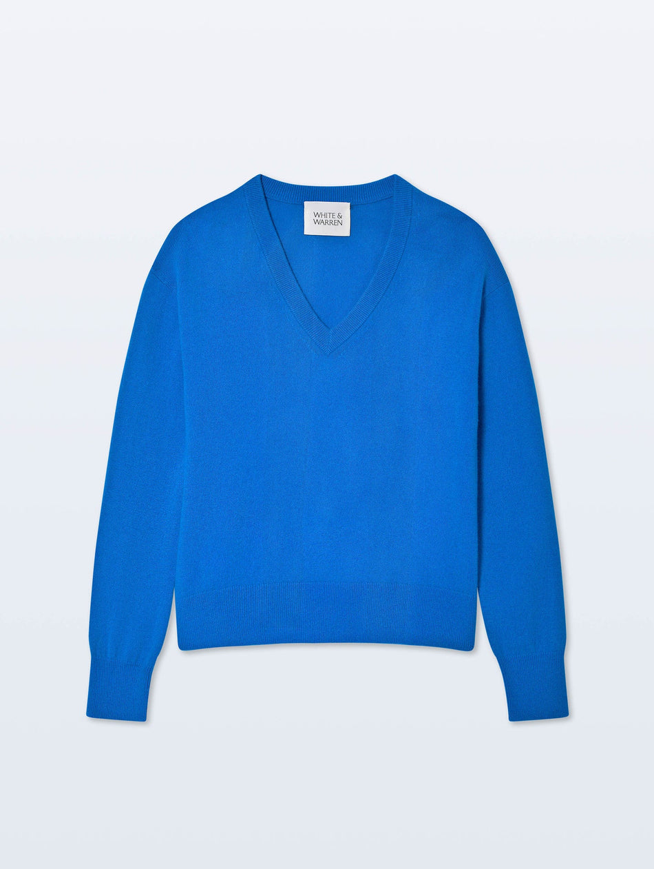 WHI Bright V Neck Sweater