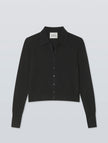 WHI Brown Cashmere Collared Cardigan