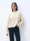 WHI Fringe Crew Sweater