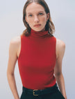 WHI Superfine Sleeveless Turtleneck