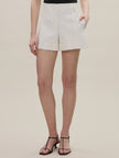 REB Ivory Denim Shorts