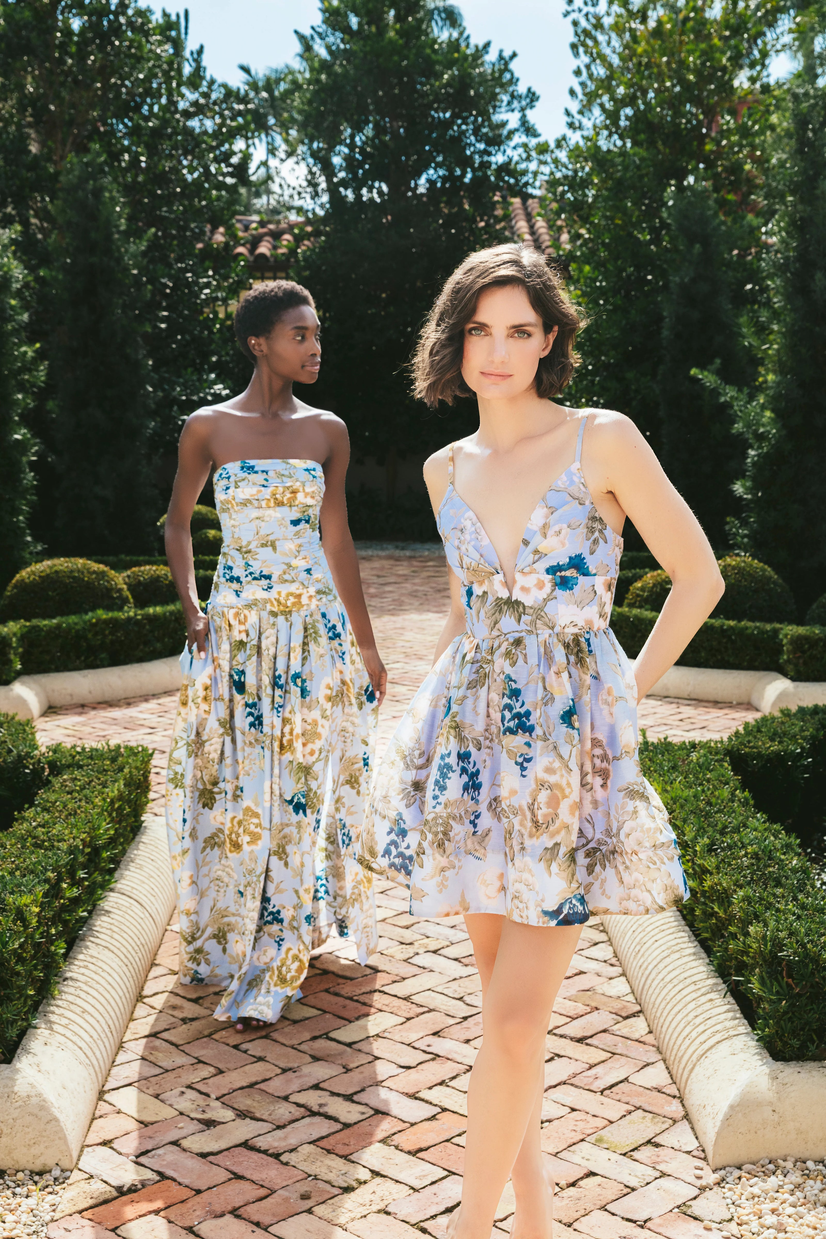 CC Garden Floral Mini Dress