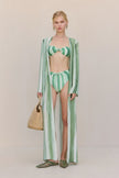 CUT Green Stripe Duster