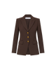 VER Chocolate Tailored Blazer