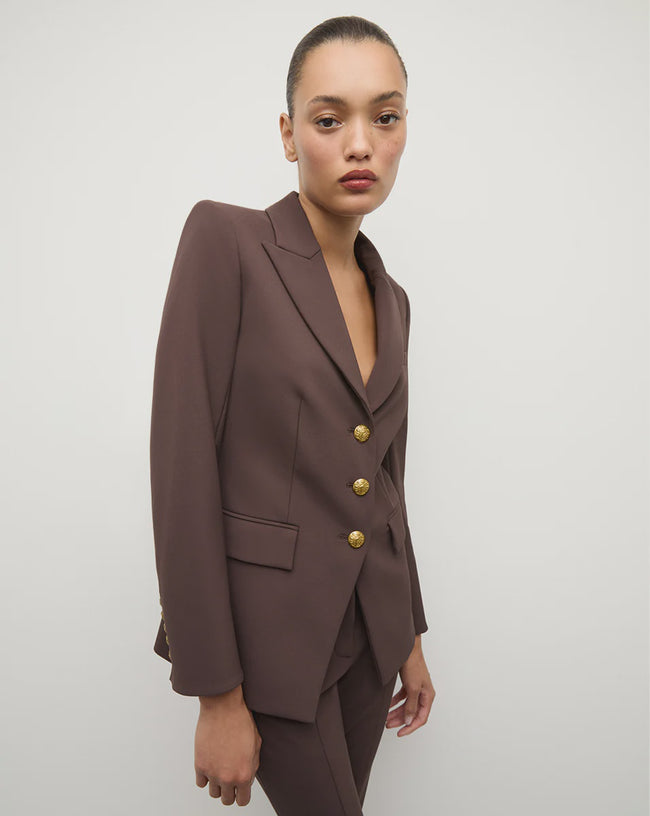 VER Chocolate Tailored Blazer