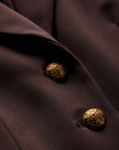 VER Chocolate Tailored Blazer