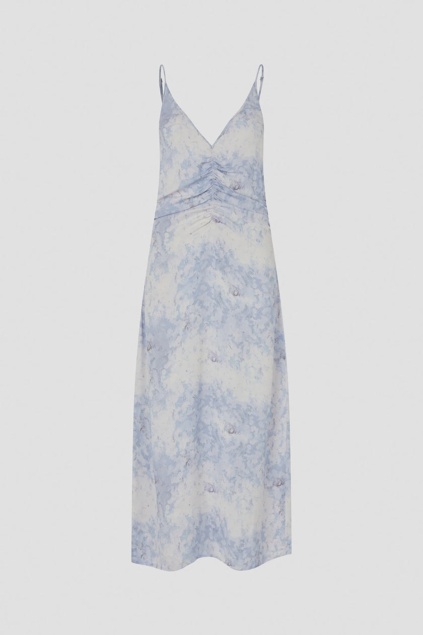 BAU Distorted Floral Slip Dress