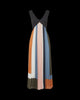 VER Multicolor Pleated Midi Dress