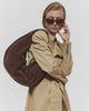 JL Suede Shoulder Bag