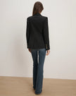 VER Black Tailored Scuba Blazer