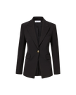 VER Black Tailored Scuba Blazer