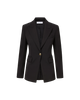 VER Black Tailored Scuba Blazer