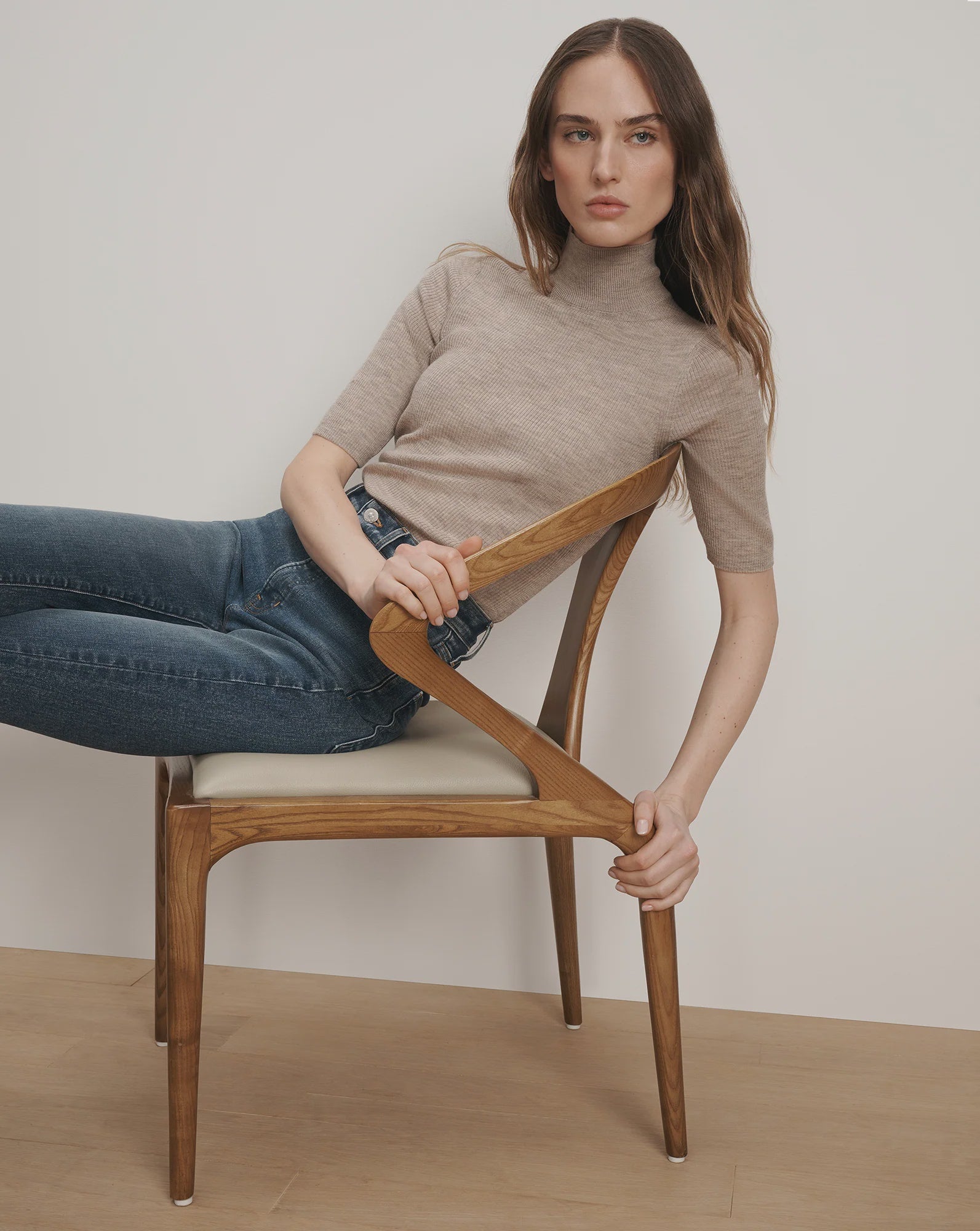 VER Mock Neck Short Sleeve Pullover