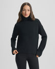 VER Black Turtleneck Sweater