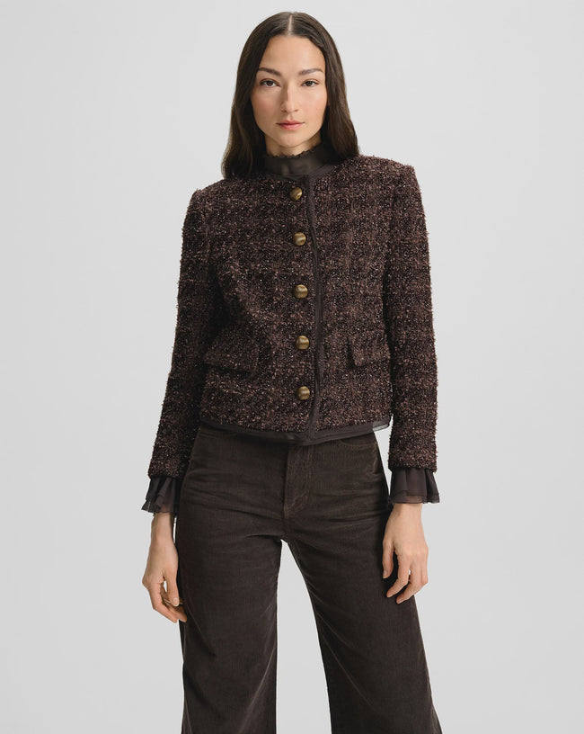 VER Metallic Tweed Jacket