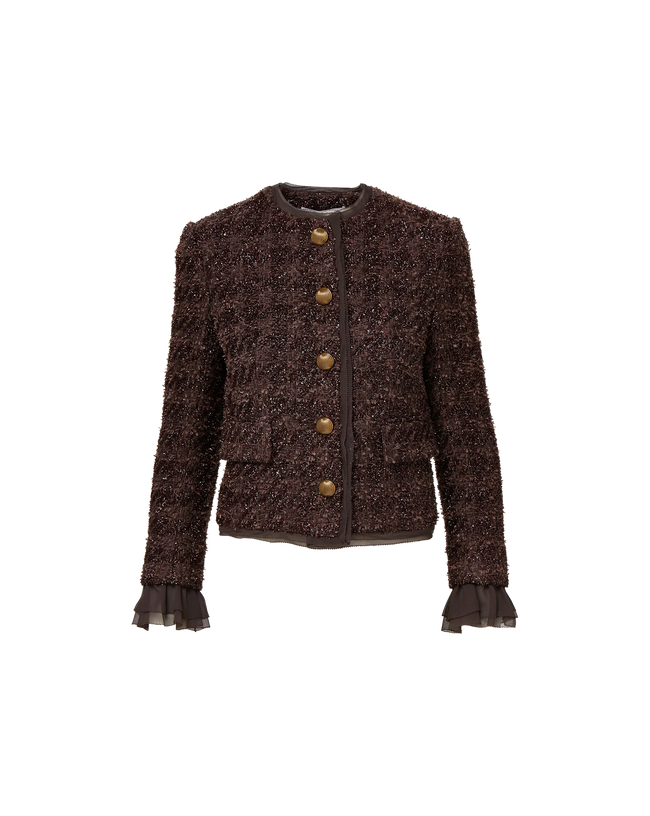 VER Metallic Tweed Jacket