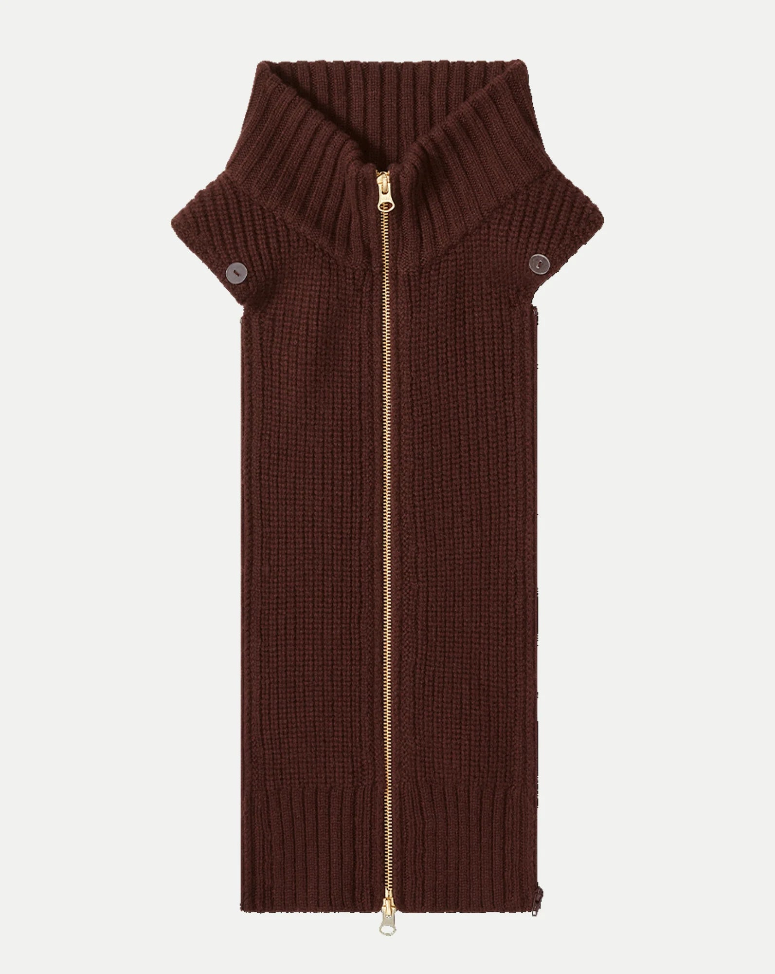 VER Wool Knit Ribbed Dickey