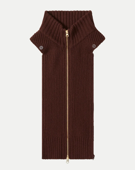 VER Wool Knit Ribbed Dickey