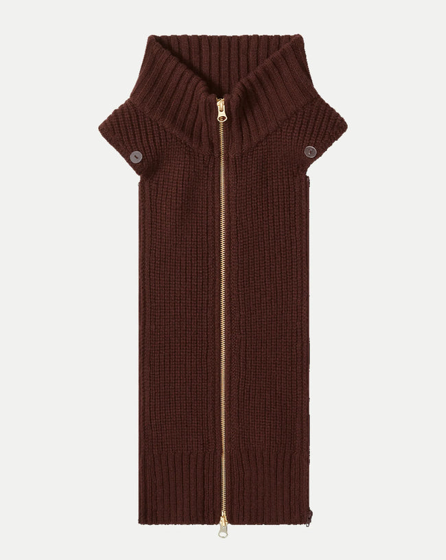 VER Wool Knit Ribbed Dickey