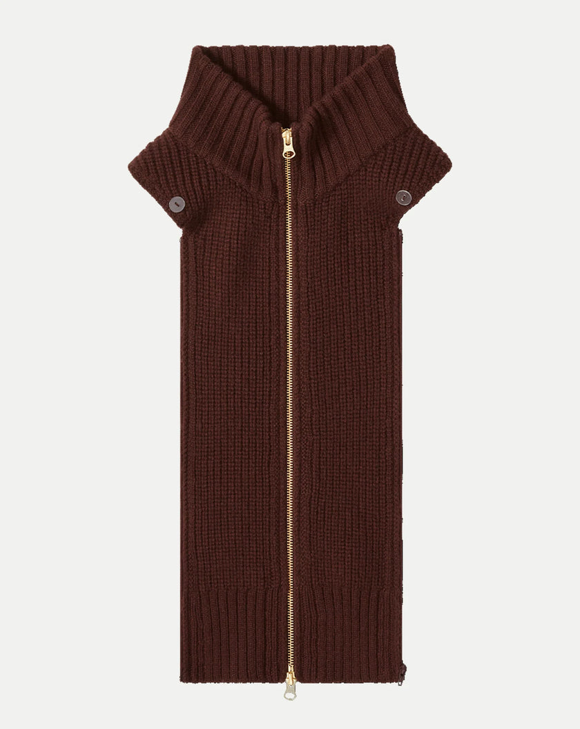 VER Wool Knit Ribbed Dickey