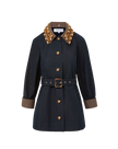 VER Embellished Collar Belted Jacket