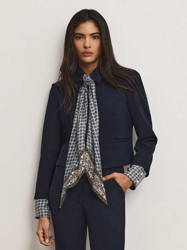 VER Tailored Scarf Jacket