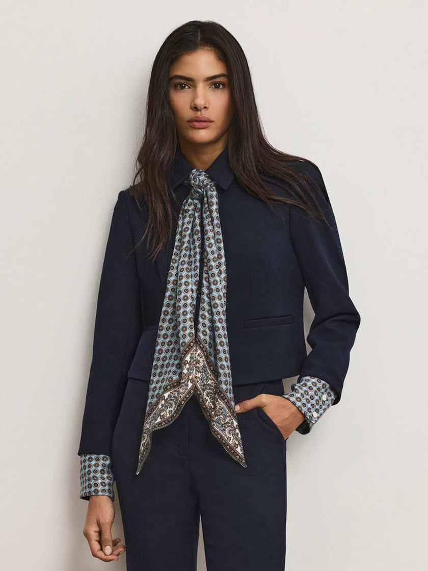VER Tailored Scarf Jacket