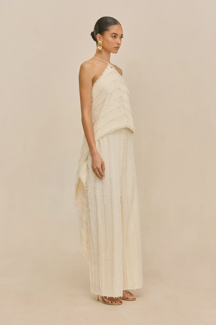 CUT Fringe Detail Wide Leg Pants