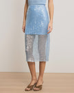 VER Sequin Sheer Skirt