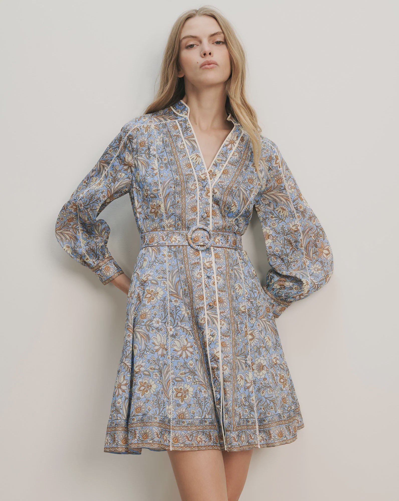 VER Belted Mini Dress