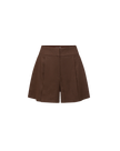 VER Linen Twill Pleated Shorts