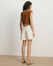 VER Scalloped Linen Top
