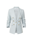 VER Ruched Sleeve Blazer