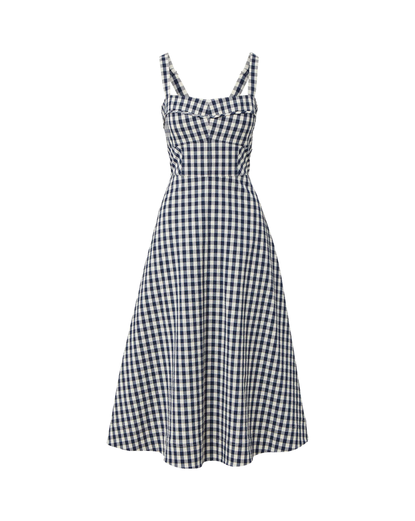 VER Gingham Sleeveless Dress